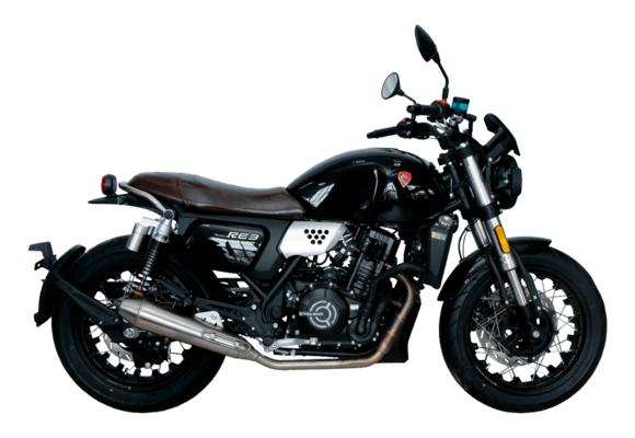 Мотоцикл CYCLONE RE3 (SR400) 2024 Черный (ПТС) pitbikemarket.ru