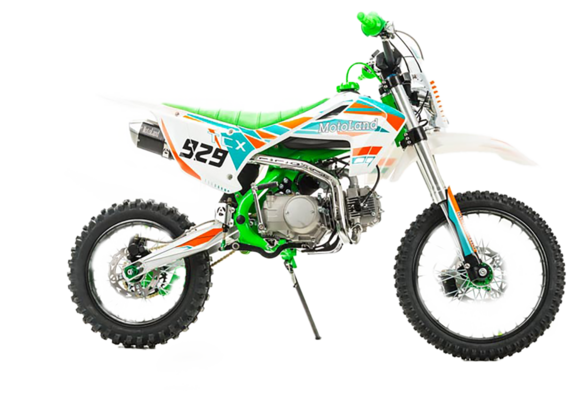 Питбайк Motoland TCX125 E (2024 г.) Зеленый 17/14 pitbikemarket.ru
