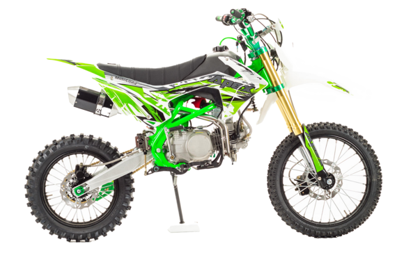 Питбайк Motoland APEX140 (2021 г.) Зеленый pitbikemarket.ru